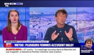 Anaïs Leleux (Pourvoir Féministe) affirme qu'une femme accusant Nicolas Hulot était "mineure au moment des faits"