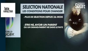 World Rugby valide le changement de sélection