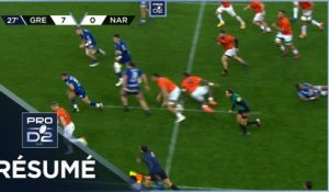 PRO D2 - Résumé FC Grenoble Rugby-RC Narbonnais: 26-8 - J12 - Saison 2021/2022