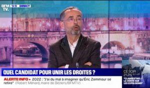 2022: Robert Ménard affirme qu'il votera pour Marine Le Pen
