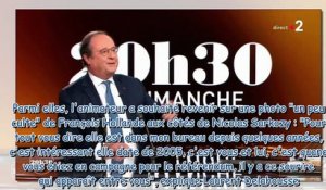 -Elle a été censurée -- - cette petite blague de François Hollande face à Laurent Delahousse après u