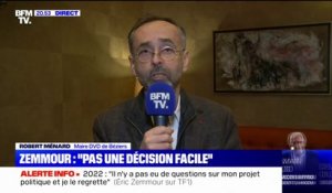 Robert Ménard: "Eric [Zemmour] se trompe de faire ce procès" à Gilles Bouleau