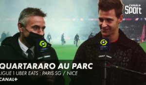 Fabio Quartararo donne le coup d'envoi fictif au Parc - Ligue 1 Uber Eats