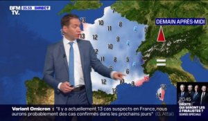 Météo: des averses à prévoir dans le nord ouest et le sud ouest