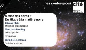 Masse des corps : du Higgs à la matière noire