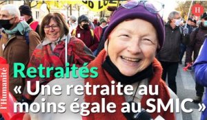 Les retraités défilent à Paris pour de meilleures retraites et pensions