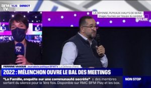 Le meeting de Jean-Luc Mélenchon s'est ouvert à La Défense