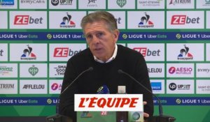 Puel : «On s'est liquéfié» - Foot - L1 - Saint-Etienne