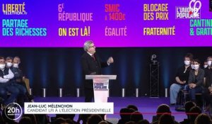 Présidentielle 2022 : face à la droite et l’extrême droite, Jean-Luc Mélenchon veut occuper le terrain