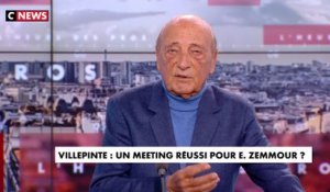 Jacques Séguéla : «Je suis obligé de dire Bravo Zemmour»