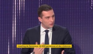 Présidentielle : "Éric Zemmour est tellement caricatural que c'est un cadeau fait à Emmanuel Macron", estime Jordan Bardella