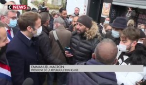Emmanuel Macron en déplacement dans le Cher