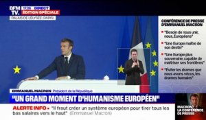 Emmanuel Macron veut "doter l'Union d'une législation sur la lutte contre les violences faites aux femmes"