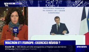 Manon Aubry à propos d'Emmanuel Macron: "Vous avez un Docteur Emmanuel et un Mister Macron en matière européenne"
