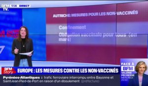 Covid-19: le point sur les mesures contre les non-vaccinés en Europe