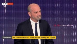 Autonomie des directeurs d'écoles à Marseille et performance du système éducatif français... Le "8h30 franceinfo" de Jean-Michel Blanquer