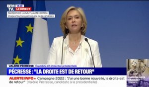 Valérie Pécresse: "Il n'est pas question de laisser l'avenir de la France entre les mains de l'immobilisme ni de l'extrémisme"