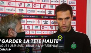 La réaction de J. Sablé après la défaite de l'ASSE - Ligue 1 Uber Eats