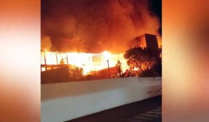 Immeuble incendié à St-Denis : Les images du sinistre