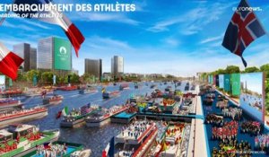 La cérémonie d'ouverture des JO de Paris 2024 sur la Seine