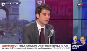 Gabriel Attal dit "regretter" le maintien de l'annonce de la grève à la SNCF