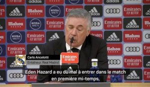 18e j. - Ancelotti : "Hazard sera une arme de plus pour la deuxième moitié de saison"