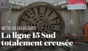 Métro du Grand Paris: le tunnel de la ligne 15 Sud totalement creusé