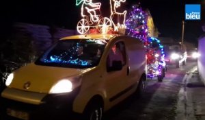 Le Père Noël arrive à La Vergne pour sa tournée de cadeaux