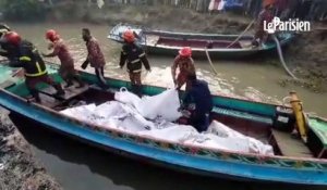 37 morts dans le gigantesque incendie d’un ferry au Bangladesh