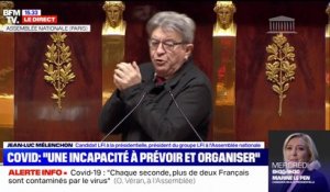 "Ce vaccin est une raquette trouée": Pour Jean-Luc Mélenchon, le pass vaccinal est "100% inefficace"