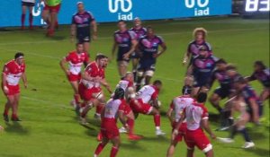 TOP 14 - Essai de Francis SAILI (BO) - Union Bordeaux-Bègles - Biarritz Olympique - J14 - Saison 2021/2022