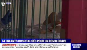 64 enfants sont hospitalisés pour un Covid grave en France