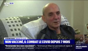 "Il a fallu réapprendre à manger, à bouger les doigts, à marcher...": non-vacciné à l'époque, Xavier combat le Covid-19 depuis 7 mois