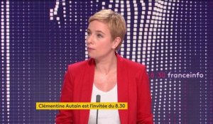 Affaire Benoît Simian : "Je souhaite que le président de l'Assemblée nationale sorte de son silence et de sa complicité coupable", lance la députée FI Clémentine Autain