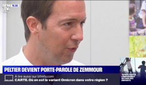 Guillaume Peltier va devenir le porte-parole de Reconquête, le parti d'Éric Zemmour