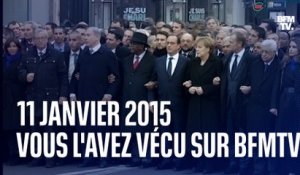 Vous l'avez vécu sur BFMTV : La manifestation historique contre les attentats de Charlie Hebdo