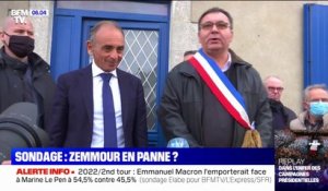 Présidentielle: les intentions de vote pour Éric Zemmour en baisse dans les sondages