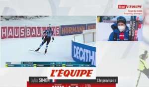 Simon : «Je me suis torpillée toute seule» - Biathlon - CM (F)