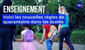 Enseignement : voici les nouvelles règles de quarantaine dans les écoles