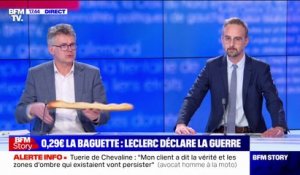 "C'est assez désastreux": Philippe Heusele dénonce la baguette de pain à 29 centimes chez Leclerc