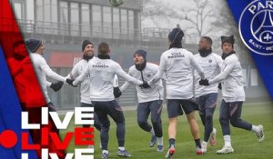 Replay : 15 minutes d'entraînement avant Paris Saint-Germain - Stade Brestois 29