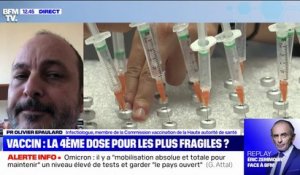 Pr Olivier Epaulard, infectiologue : "on a personne avec 3 doses" à l'hôpital