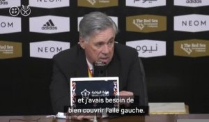 Supercoupe d’Espagne - Ancelotti : "Marcelo mérite plus de minutes"