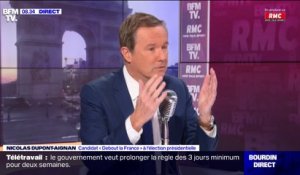 Présidentielle: Nicolas Dupont-Aignan avoue "ne pas savoir" s'il aura ses 500 parrainages