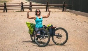 Paralysée des deux jambes, cette athlète a parcouru 4 400 km en montagne sur un vélo couché