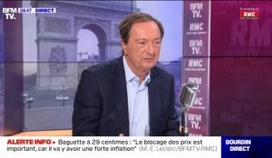 Michel-Edouard Leclerc: "On va avoir une inflation de 5% sur l'alimentaire et de 7% sur le non-alimentaire"
