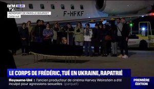 La dépouille du journaliste Frédéric Leclerc-Imhoff, tué en Ukraine, est arrivée dans cette nuit en France, accueillie par des membres de sa famille, des proches et la ministre de la Culture
