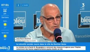 Les services publics de retour cité du Docteur Ayme à Cavaillon,  avec Jean-Pierre Reneleau