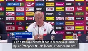 Didier Deschamps annonce des changements par rapport au 11 contre la Croatie