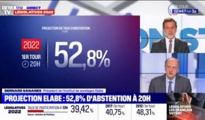 Abstention: l’institut Elabe projette un taux d’abstention de 52,8% à 20h